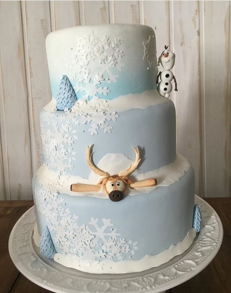 Galeria especial de tortas originales de  Frozen