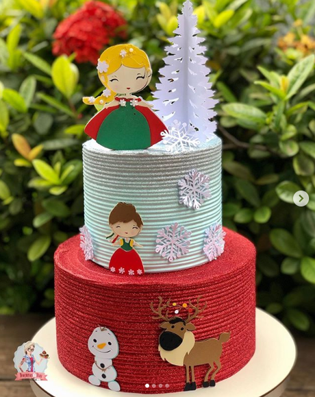 Galeria especial de tortas originales de  Frozen