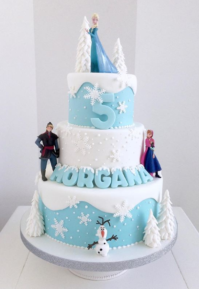 Galeria especial de tortas originales de  Frozen