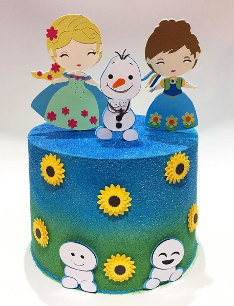 Galeria especial de tortas originales de  Frozen