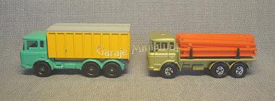 DAF frontales de Matchbox