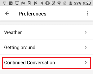 Cómo habilitar la conversación continua en Google Home Cómo habilitar la conversación continua en Google Home