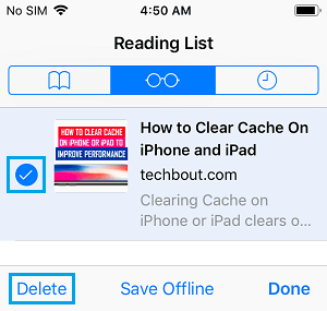 Cómo borrar la lista de lectura de Safari en iPhone y Mac Cómo borrar la lista de lectura de Safari en iPhone y Mac