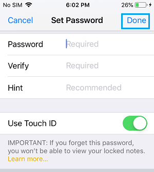 Cómo proteger con contraseña las notas en iPhone y iPad Cómo proteger con contraseña las notas en iPhone y iPad