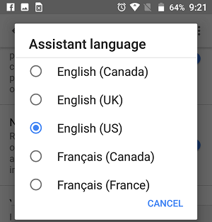 Cómo cambiar Google Home Voice y Accent