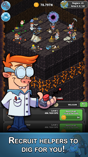 Tap Tap Dig – Idle Clicker Game v1.9.6 (Dinero Mod Apk)