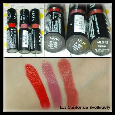 swatches labiales mate nyx maquillaje swatches labiales mate nyx maquillaje