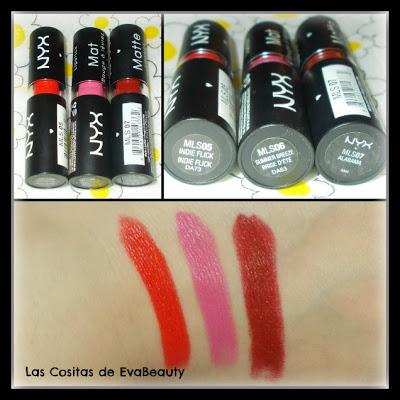 Swatches labiales mate nyx maquillaje swatches labiales mate nyx maquillaje