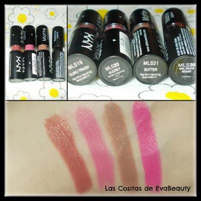 swatches labiales mate nyx maquillaje swatches labiales mate nyx maquillaje