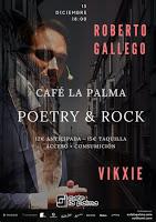 Poetry & Rock en Café la Palma con Vikxie y Roberto Gallego