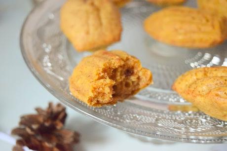 Madeleines Veganas de Calabaza