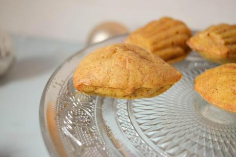 Madeleines Veganas de Calabaza