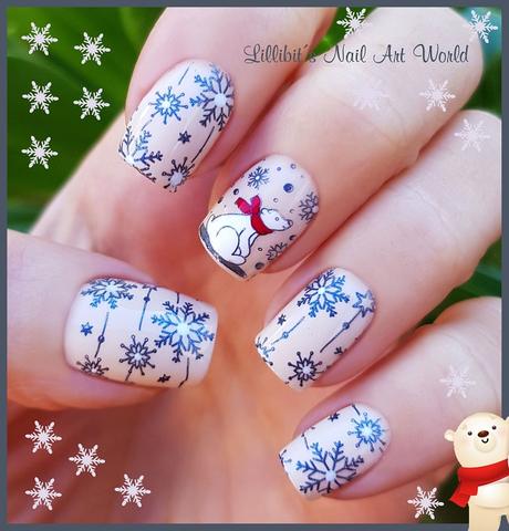RETO ESMALTANDO LA NAVIDAD: Oso polar RETO ESMALTANDO LA NAVIDAD: Oso polar