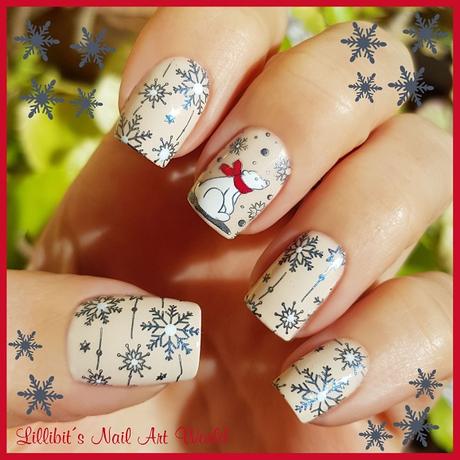 RETO ESMALTANDO LA NAVIDAD: Oso polar RETO ESMALTANDO LA NAVIDAD: Oso polar