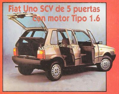 Fiat Uno SCV de 5 puertas Fiat Uno SCV de 5 puertas