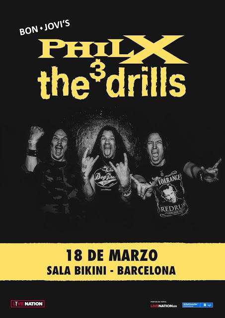 Concierto de Phil X & The Drills el 18 de marzo en la Sala Bikini de Barcelona
