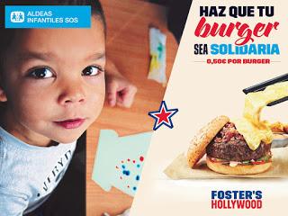 VUELVEN LAS BURGERS SOLIDARIOS DE FOSTER´S HOLLYWOOD VUELVEN LAS BURGERS SOLIDARIOS DE FOSTER´S HOLLYWOOD