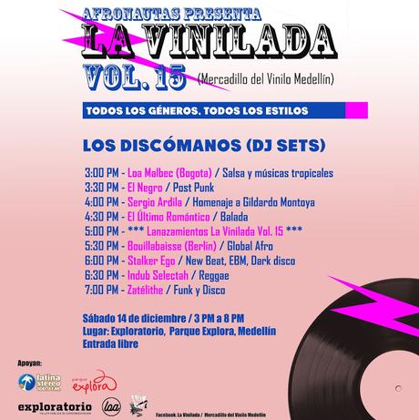 La Vinilada Vol. 15 / Mercadilo del vinilo Medellín