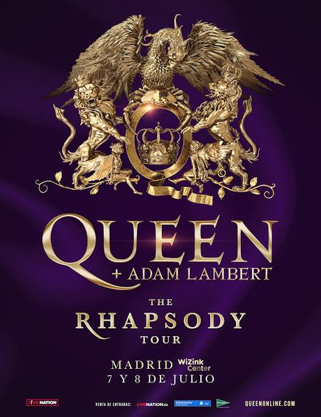Doblete de conciertos de Queen + Adam Lambert en el WiZink Center en julio de 2020