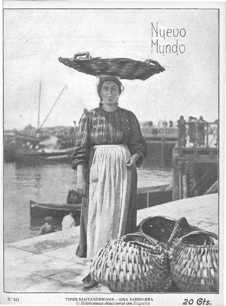 Tipos populares santanderinos:la sardinera Tipos populares santanderinos:la sardinera