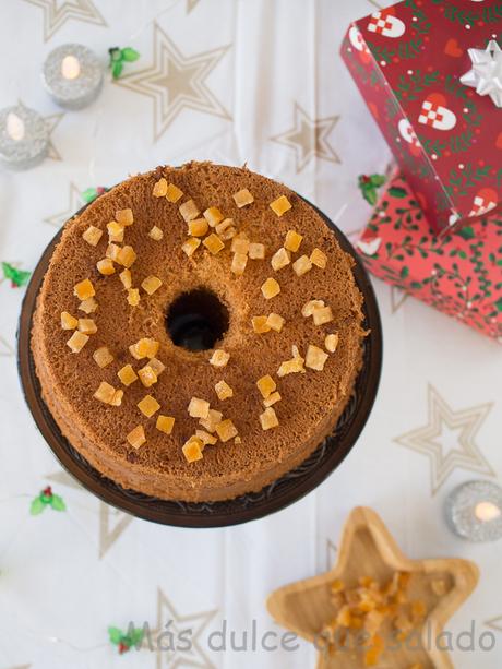 Chifon Cake con naranja confitada