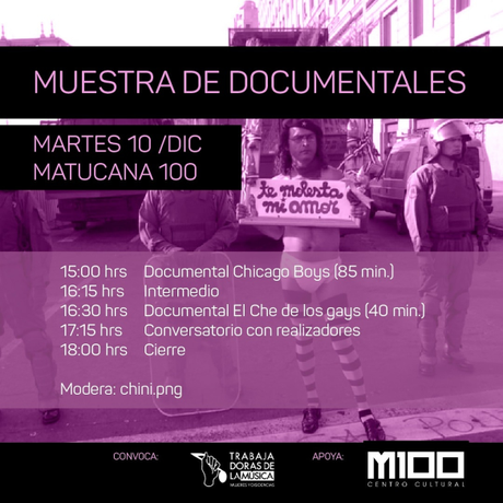 Muestra de documentales gratis en M100 este martes 10 de diciembre