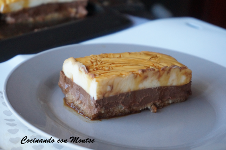 Flan de chocolate blanco y negro sin horno Flan de chocolate blanco y negro sin horno