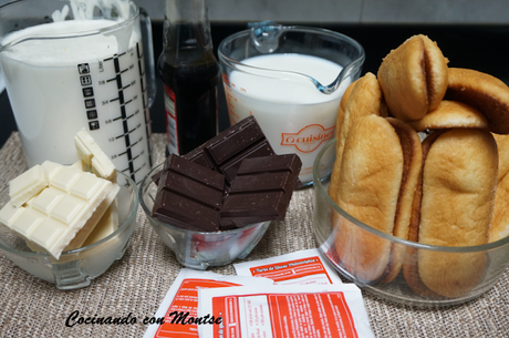 Flan de chocolate blanco y negro sin horno Flan de chocolate blanco y negro sin horno