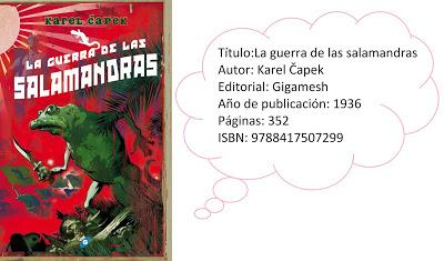 El txoko de Blocion: La guerra de las salamandras, de Karel Čapek