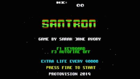 Ya disponible Santron para C64, la versión navideña de un excelente shmup