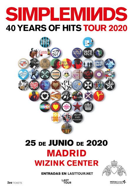 Simple Minds: 40 años de éxitos el 25 de junio en el WiZink Center de Madrid