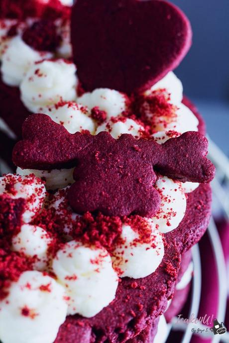 Como preparar una Tarta Corona de Navidad Red Velvet Tarta Corona de Navidad Red Velvet