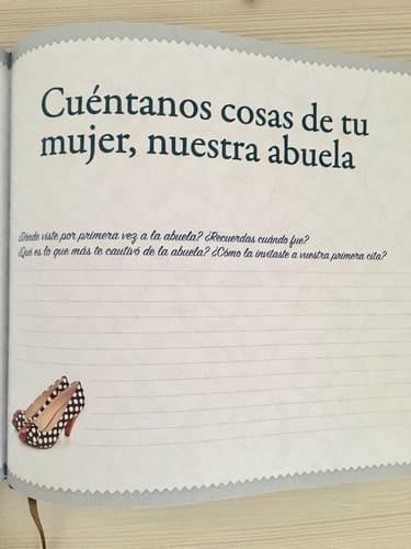 Abuelo, háblame de ti. El valor de los recuerdos libro de recuerdos