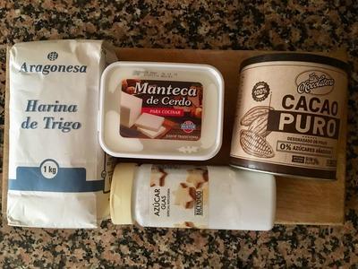 receta mantecados chocolate