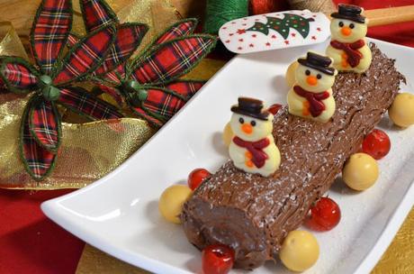 TRONCO DE NAVIDAD DE NUTELLA como hacer tronco de navidad, receta tronco navidad, tronco de navidad, tronco de navidad de chocolate, tronco de navidad de Nutella, tronco de navidad fácil, tronco de navidad receta, las delicias de mayte,