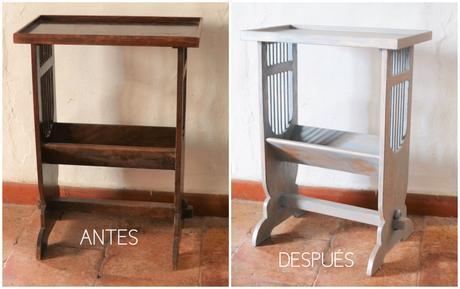 Antes y después de un mueble auxiliar, como darle un aspecto francés