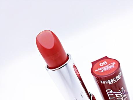 Edición Limitada Il Rossetto de Deborah Milano - Orange Red Deborah Milano IL ROSSETTO Edición Limitada lipstick makeup beauty maquillaje barra de labios