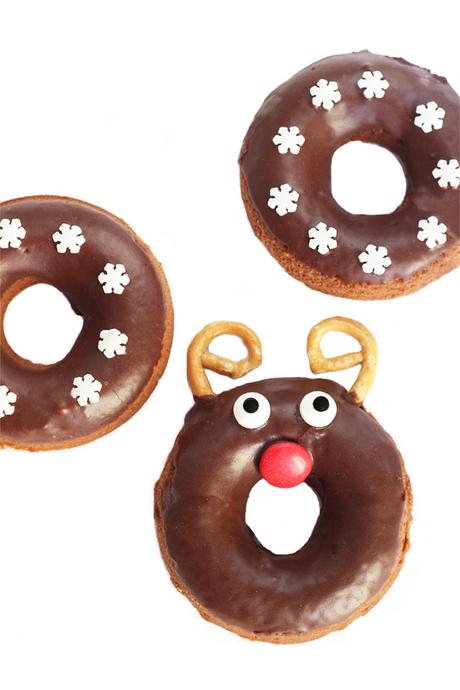 Donuts renos navideños