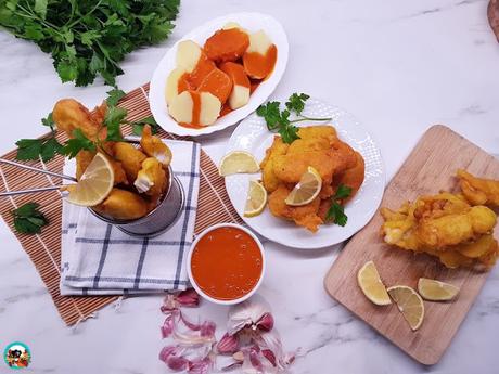 Churros de bacalao