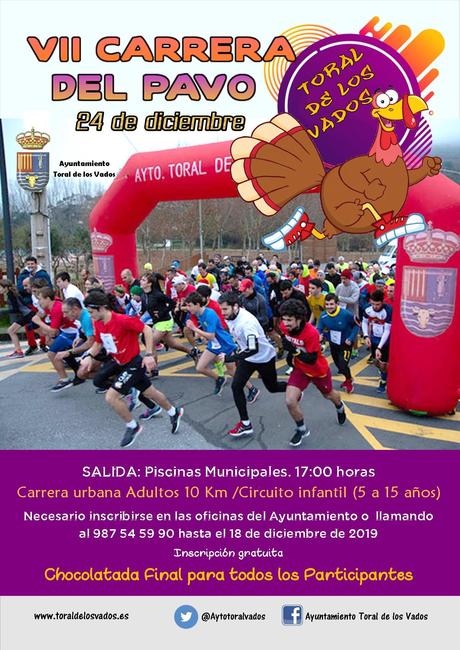 La tradicional Carrera del Pavo de Toral de los Vados abre inscripciones