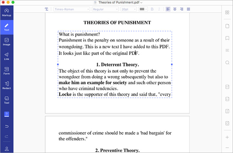 WonderShare PDFelement 7 Aplicación Mac: edite archivos PDF con facilidad