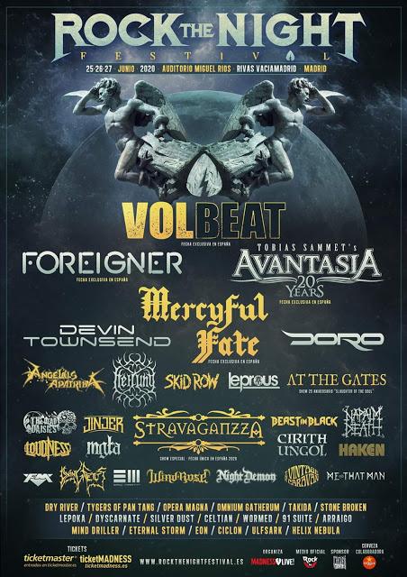 Volbeat completan el cartel de la primera edición del festival Rock the Night Volbeat completan el cartel de la primera edición del festival Rock the Night