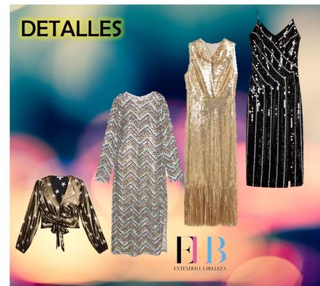 Look de fiesta: Dorados, Plateados, Lentejuelas. Guía de uso