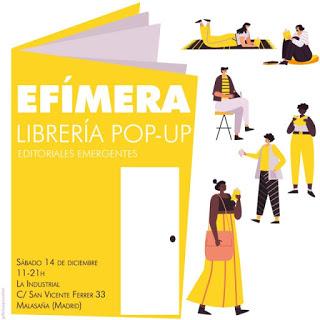 Inauguración de la Librería Efímera en Malasaña