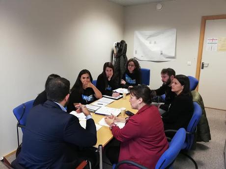Enfermeiras eventuais en loita recibidas en Bruselas. Enfermeiras eventuais en loita recibidas en Bruselas.