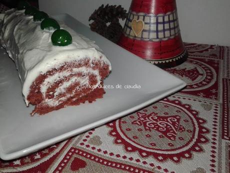 Brazo de Gitano Red Velvet bizcocho redvelvet