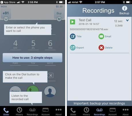 Las 10 mejores aplicaciones de Grabación de llamadas para iPhone Las 10 mejores aplicaciones de Grabación de llamadas para iPhone