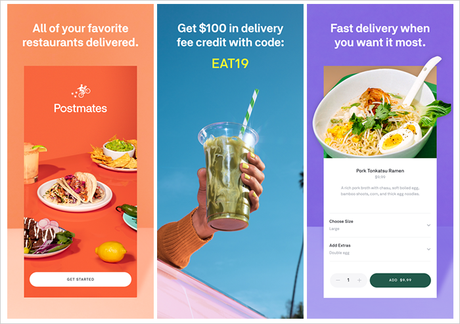 Postmates Food Delivery App Desarrollo Costo