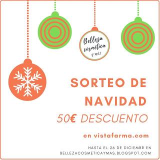 Sorteo de Navidad con Vistafarma ¡50€ de descuento!