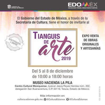 ALISTAN TIANGUIS DE ARTE 2019 EN EL CENTRO CULTURAL MEXIQUENSE ALISTAN TIANGUIS DE ARTE 2019 EN EL CENTRO CULTURAL MEXIQUENSE
